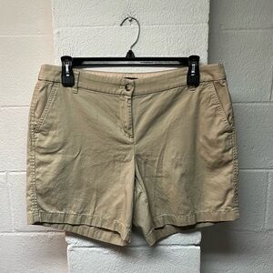 J. Crew Tan Bermuda Shorts Classic Cotton Blend